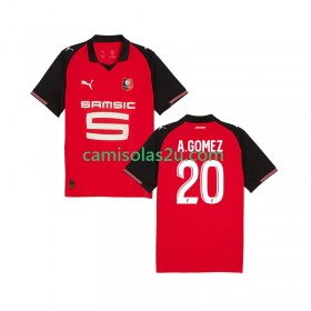 Camisolas de futebol Stade Rennais Andres Gomez 20 Equipamento Principal 2025/26 Manga Curta